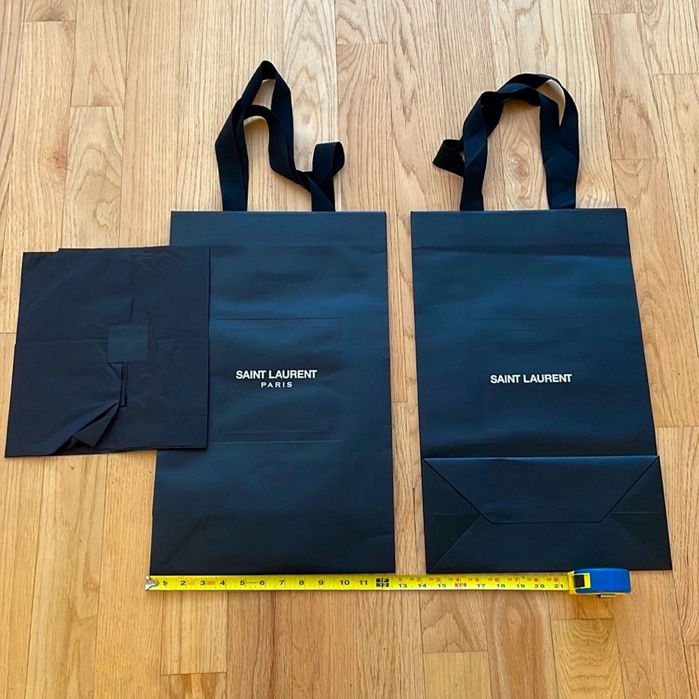 Saint Laurent shopping bags (2)